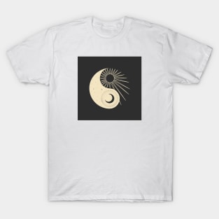 Yin and Yang Moon and Sun T-Shirt